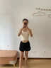 DALEY MODE短褲女高腰提臀彈力寬松假兩件夏季新款收腰透氣速干運動(dòng)短褲舒適 黑色(run)三分 S 75-100斤 曬單實(shí)拍圖