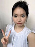 樂雅秀2025夏季法式荷葉邊飛飛袖顯瘦百搭韓系娃娃衫上衣女減齡甜美襯衫 藍色 M 建議96-107斤 曬單實拍圖