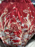 皓娥 新中式馬面裙中國(guó)風(fēng)漢服國(guó)風(fēng)半身裙女重工高級(jí)感日常敬酒服紅色 紅色 馬面裙 M 適合2尺-2尺 建議:80-130斤 曬單實(shí)拍圖