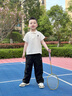 LI-NING KIDS李寧男童褲子夏季冰絲速干兒童運(yùn)動(dòng)褲中大童寬松男童休閑褲防蚊褲 黑色-直筒【速干款】 140 cm 曬單實(shí)拍圖