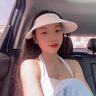 唐獅;TONLION防曬帽女夏季新款防紫外線冰絲粉色太陽帽子發(fā)箍大帽檐空頂遮陽帽 米色 曬單實拍圖