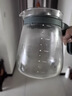JCZS德國品牌玻璃冷水壺耐高溫家用涼水壺大容量耐熱白開水扎壺果汁壺 黑色耐熱耐冷 帶刻度 防 2000ml 曬單實拍圖