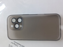 能適適用蘋(píng)果16pro手機(jī)殼 iphone16pro手機(jī)殼 超薄磨砂自帶鏡頭膜防摔防指紋半透明全包男女款軟殼透黑 曬單實(shí)拍圖