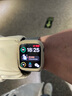 例米適用蘋(píng)果applewatch11/10/9/8手表S7表帶iwatch7保護套S10/9/8硅膠s6軟殼邊框ultra3/2/1代保護殼 古董白 適用iwatch 7/8/9-45mm 曬單實(shí)拍圖