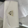 絲芙倫狐貍頭真皮大容量手拿包女2025新款手抓包女包名媛晚宴包鏈條包 白色 曬單實(shí)拍圖