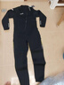 1.5/3MM連體潛水服趕海保暖泳衣槳板帆板沖浪摩托艇救援防寒濕衣 3MM黑灰款 手腳有拉鏈+膝蓋耐磨 L 曬單實(shí)拍圖