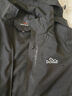 德?tīng)柣輿_鋒衣男春秋季夾克外套男戶(hù)外連帽運動(dòng)服休閑寬松男裝 黑色 L  曬單實(shí)拍圖