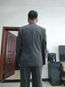 羅蒙西服套裝男修身商務(wù)職業(yè)正裝男士西裝伴郎服新郎服結婚禮服潮男裝 曬單實(shí)拍圖
