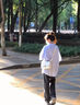 緋垚襯衫男t袖藍色短袖陽(yáng)光干凈少年感穿搭海邊夏秋季寬松外套襯衣 【藍色】 M 曬單實(shí)拍圖