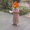 嘟嘟家【服飾5折】[7A]兒童套裝夏季男童短袖長(cháng)褲透氣寶寶夏裝薄款女童 粉色 90 曬單實(shí)拍圖