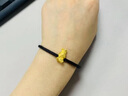 周六福黃金轉(zhuǎn)運(yùn)珠女如意兔足金本命年生肖兔子定價(jià)A1611234 約1.09g  曬單實(shí)拍圖