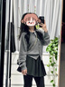 巧丂深灰色百褶裙女春秋2025新款冬季毛呢半身裙高腰顯瘦加厚jk短裙 深灰色 -毛呢常規(guī)款 M 【90-105斤】 曬單實拍圖