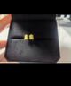 中國黃金（CHINA GOLD）黃金耳釘女款立體時尚百搭足金小恐龍直針耳飾節(jié)日生日禮物送女友 恐龍耳釘 曬單實拍圖