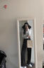 鉑吶苓黑色西裝褲女2025新款夏季高腰垂感薄款高級(jí)感直筒西褲闊腿褲子 女士夏款西裝褲【黑色】 常規(guī)款 L 【106-115斤】 曬單實(shí)拍圖