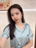 莫代爾冰絲睡裙女夏季薄款性感短裙大碼2025年新款夏天睡衣女 E093粉紅色[裙] XL (115-130斤) 曬單實(shí)拍圖