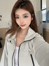 思凱樂(lè )（SCALER）軟殼衣男防風(fēng)彈力夾克戶(hù)外運動(dòng)休閑連帽徒步登山外套女F2216D08 曬單實(shí)拍圖
