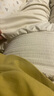 嫚熙（EMXEE）高腰孕期休閑外穿孕婦褲托腹打攬直筒褲夏季 米白色 M 曬單實(shí)拍圖