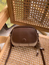viney新款斜挎包包女包牛皮單肩包洋氣小包生日新年禮物送女友老婆 【咖啡色】高檔實(shí)用輕奢小圓包 時(shí)尚品牌百搭小眾腋下包 曬單實(shí)拍圖