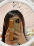 何佳功經(jīng)典菱格愛(ài)心手腕帶支架適用蘋(píng)果iPhone16Pro蘋(píng)果16Pro鏡頭全包可背帶斜挎手機殼防摔掛繩小眾軟殼 棕色菱格手機殼【愛(ài)心腕帶+斜挎繩】 Apple iPhone16pro 曬單實(shí)拍圖