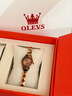 歐利時（OLEVS）瑞士認證品牌手表女簡約氣質(zhì)女士手表小巧輕奢防水石英表鎢鋼腕表 OLEVS-7007-玫瑰金 曬單實拍圖