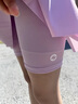 AMENCL運動(dòng)短裙女童夏季女大童速干網(wǎng)球裙褲假兩件褲子百褶兒童跑步褲裙 6006粉紫色 140 cm 曬單實(shí)拍圖