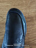 VOLO犀牛男鞋商務(wù)休閑鞋男手工真皮透氣皮鞋低幫套腳一腳蹬爸爸鞋 黑色 套腳 40 曬單實(shí)拍圖