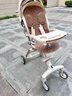 陌阡雪嬰兒車(chē)涼席墊通用防滑夏季寶寶推車(chē)坐墊兒童手推車(chē)透氣藤席童車(chē)席 麻花開(kāi)叉御藤席+枕頭 曬單實(shí)拍圖