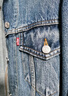 Levi's李維斯冬季女士復(fù)古巴恩風(fēng)翻領(lǐng)水洗時(shí)尚潮流牛仔夾克外套 藍(lán)色 S 曬單實(shí)拍圖