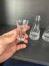 VINOS中式手工刻花白酒杯分酒器套裝家用高檔水晶玻璃小酒杯分酒壺酒具 12ml刻花杯*6+100ml刻花壺*6 曬單實(shí)拍圖