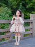 G.DUCKKIDS童裝洛麗塔公主裙女童連衣裙春秋季生日禮服蓬蓬裙兒童秋裝長(cháng)袖裙 奶油長(cháng)袖 100尺碼2~3歲【 90-100cm】cm 曬單實(shí)拍圖