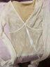繪詩(shī)慧白色打底衫女蕾絲秋裝V領(lǐng)針織衫內搭純欲風(fēng)上衣辣妹外穿修身打底 V領(lǐng)蝴蝶結蕾絲衫【米白】 有內襯 L 【建議105-115斤】 曬單實(shí)拍圖
