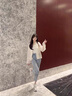 星期六;ST&SAT女鞋夏季厚底華夫阿甘鞋女2025新款秋季網(wǎng)面透氣老爹鞋 SSC2112S56銀色 5.5cm增高顯瘦 38 曬單實(shí)拍圖