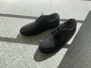 Jeep吉普男鞋秋冬休閑皮鞋男新品軟底真牛皮英倫商務(wù)正裝鞋潮流休閑鞋 黑色【標準皮鞋碼】 38 曬單實(shí)拍圖