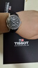 天梭（TISSOT）男表瑞士手表 力洛克系列自動機(jī)械男表 經(jīng)典商務(wù)情侶表節(jié)日禮物七夕禮物 皮帶黑盤T006.407.16.053.00 曬單實拍圖