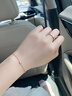 卡地亞（Cartier）【保價618】全新現(xiàn)貨玫瑰金女士鉆石d'Amour手鏈小號款手鏈 18K玫瑰金鑲嵌1顆圓形鉆石 曬單實拍圖