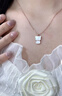 Grace Girl貓咪項鏈925銀簡約時尚百搭項鏈女輕奢小眾情人節(jié)生日禮物送女友 貓咪項鏈 曬單實拍圖