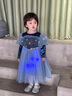 G.DUCKKIDS童裝女童連衣裙秋裝2024新款?lèi)?ài)莎公主裙兒童服裝小女孩生日禮服 藍色【8312】 110 (建議身高100-110 4-5歲) 曬單實(shí)拍圖