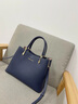 CHANEELR & KARITH包包女包牛皮手提斜挎單肩媽媽包大容量生日禮物送女友老婆 高級感送女朋友愛(ài)人實(shí)用高檔【藏藍】 曬單實(shí)拍圖