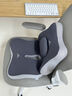 知夢(mèng)人痔瘡坐墊人體工學(xué)護腰久坐神器辦公室靠背一體上班專(zhuān)用座墊腰靠 （雙護套裝+頂腰護臀）雙灰拼色 曬單實(shí)拍圖