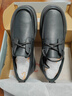 策樂(lè )休閑皮鞋男秋季新款男士皮鞋商務(wù)百搭通勤上班鞋圓頭軟底男鞋 黑色 系帶款 41 曬單實(shí)拍圖
