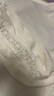 紅蜻蜓圓領鏤空長袖t恤女秋季秋裝新款寬松女士襯衣雪紡顯瘦上衣 白色長袖 L [106-115斤] 曬單實拍圖