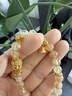 五臺(tái)山招財(cái)扎基拉姆金蓮花無(wú)面佛水晶手串平安轉(zhuǎn)運(yùn)黃水晶女款旺財(cái)手鏈 扎基拉姆水晶手串 曬單實(shí)拍圖
