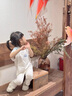 班喜迪女童褲子夏裝2025新款女寶寶喇叭褲童裝七分褲夏季兒童薄款打底褲 白色 100 曬單實(shí)拍圖