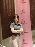 嫻柔短袖t恤女2025年夏季新款收腰翻領(lǐng)弧形下擺短款黑色半袖polo上衣 灰色 卡碼拍大 2XL 【120-130斤】 曬單實(shí)拍圖