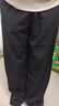 啄木鳥小個(gè)子冰絲闊腿褲女2025新款夏季薄款醋酸直筒褲大碼高腰褲子垂感 黑色 L 【100-110斤】 曬單實(shí)拍圖