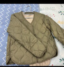 波司登輕薄羽絨服女短款90絨V領(lǐng)三防面料修身顯瘦菱格紋外套 曬單實(shí)拍圖