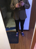 皮爾卡丹（pierre cardin）洋氣西裝外套女2024新款春秋季氣質(zhì)上衣高級(jí)感修身顯瘦休閑小西服 【春秋全里布】咖色送胸花 尺碼偏大，卡碼請(qǐng)拍小 L  【參考建議120-130斤】 曬單實(shí)拍圖