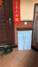 竹喻簡(jiǎn)易鞋架入戶玄關(guān)門口宿舍竹子多功能鞋架子多層鞋柜家用防塵收納 天藍(lán)垂感紗5層52長(zhǎng) 曬單實(shí)拍圖