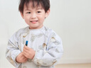 ibaby/英倫寶貝兒童反穿衣長袖罩衣防水防水寶寶圍兜吃飯飯兜 曬單實拍圖