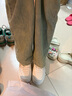 駱駝（CAMEL）板鞋女簡(jiǎn)約活力增高厚底休閑小白鞋 L25S283054 米色 36 曬單實(shí)拍圖